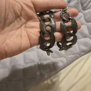 Chunky Black Chain Link Bracelet